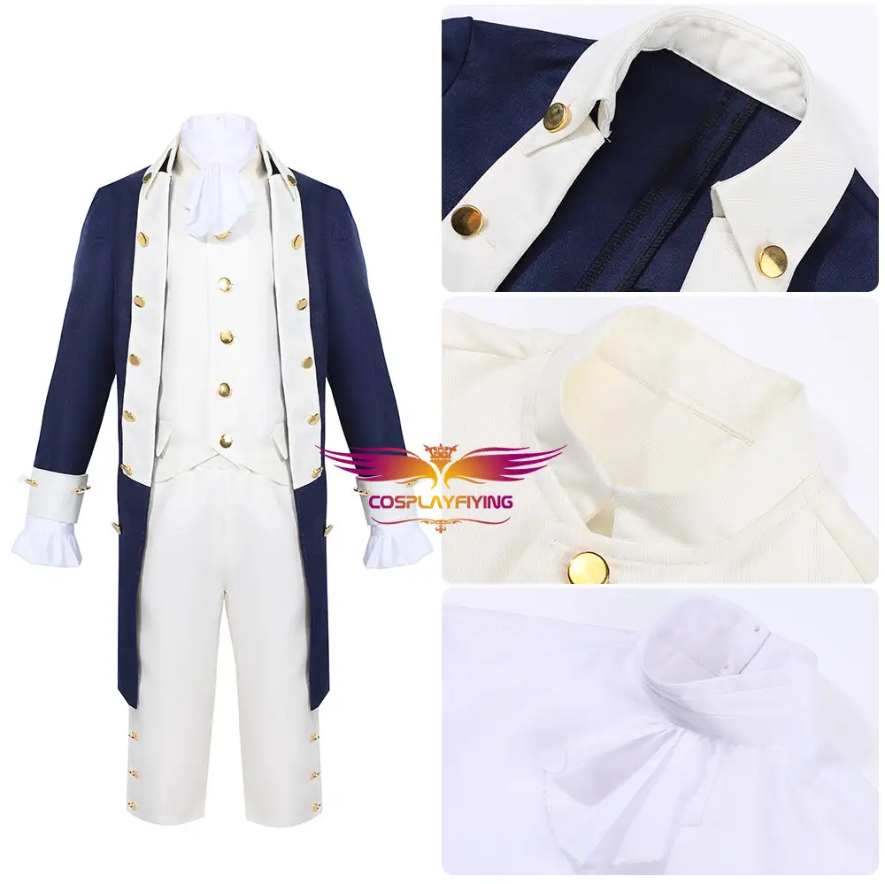 Cosplayfly Kids Version Hamilton Musical Alexander Hamilton Stage Uniform Concert Cosplay Costume Carnival Halloween 5 Cosplayfly Kids Version Hamilton Musical Alexander Hamilton Stage Uniform Concert Cosplay Costume Carnival Halloween – Image 5