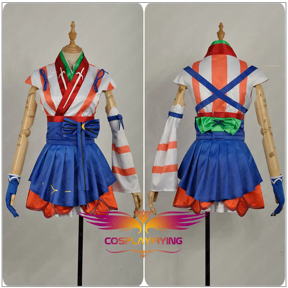 Cosplayfly LoveLive!SunShine!! Aqours Kanan Matsuura Stage Mijyuku Mijuku DREAMER Matte Satin Uniform Cosplay Costume – Image 3