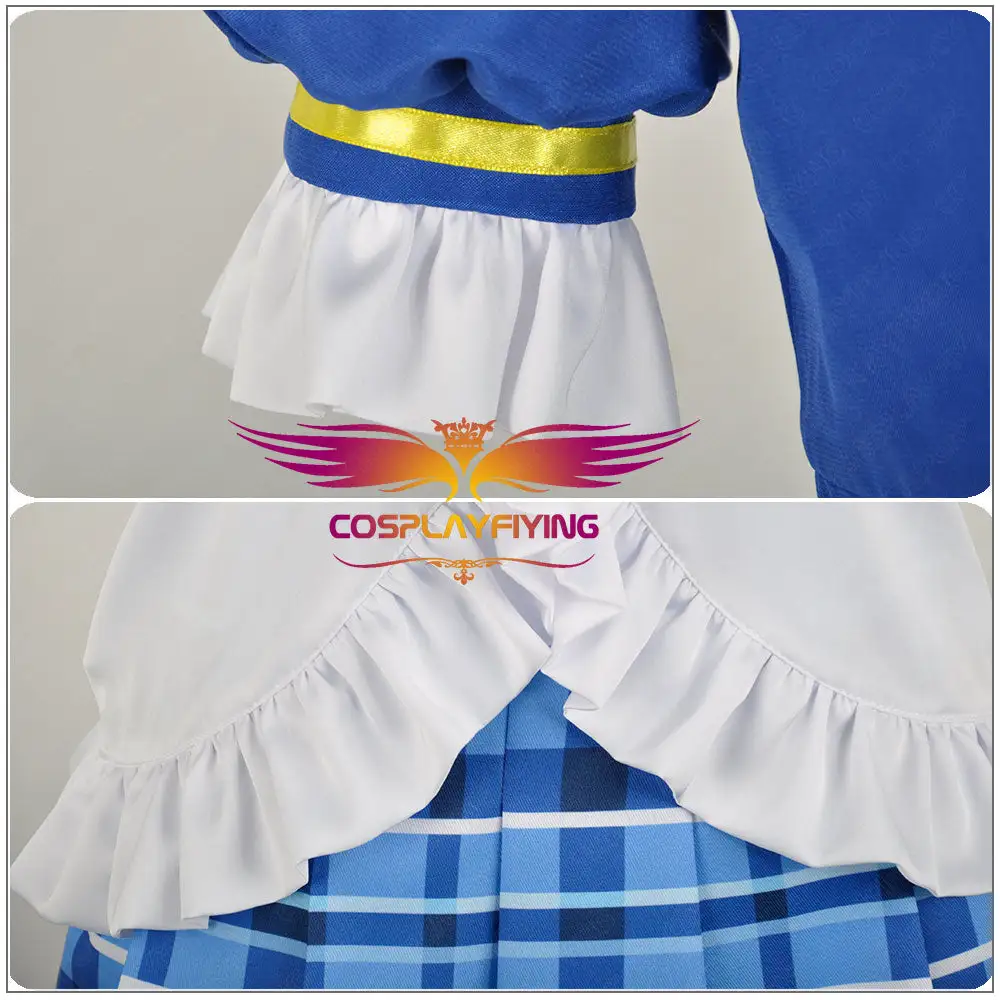 Cosplayfly LoveLive!SunShine!! Aqours Matsuura Kanan Stage Blue Dress Cosplay Costume – Image 6