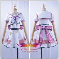 Cosplayfly LoveLive SunShine Aqours Ohara Mari 6th Anniversary Stage COS Cosplay Costume Custom Sexy Strapless Dress Fan-shaped Hairpin -Pas Cher Cosplay Magasin LoveLive SunShine Aqours Ohara Mari 6th Anniversary Stage COS Cosplay Costume Custom Sexy Strapless Dress fan shaped Hairpin 3 1400x