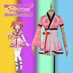 Cosplayfly LoveLive!SunShine!! Aqours Ruby Kurosawa Stage DREAMER Matte Satin Uniform Cosplay Costume