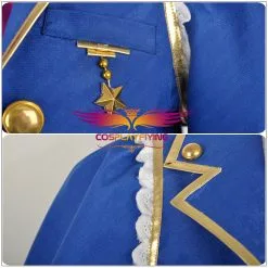 Cosplayfly LoveLive!SunShine!! Aqours Tsushima Yoshiko Stage Blue Dress Cosplay Costume -Pas Cher Cosplay Magasin LoveLive SunShine Aqours Tsushima Yoshiko Stage Blue Dress Cosplay Costume Custom Made for Girls Adult Women Halloween Carnival Party Outfits 5 1400x