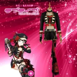 Cosplayfly LoveLive!SunShine!! Kurosawa Dia Rock Awakening Stage Uniform Cosplay Costume