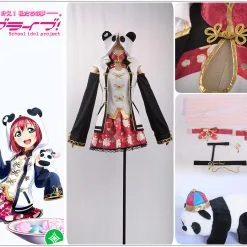 Cosplayfly LoveLive!SunShine!! Kurosawa Ruby Girl Fancy Cheongsam Awakening Cosplay Costume
