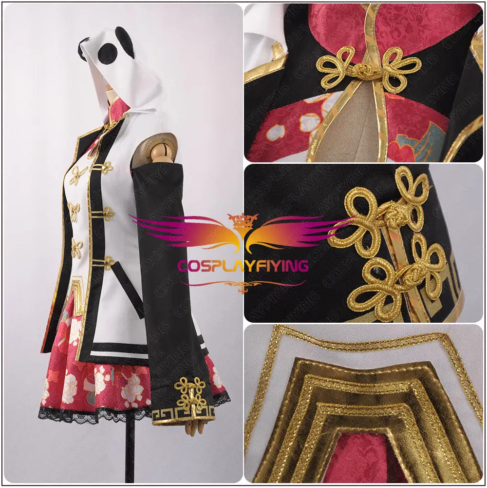 Cosplayfly LoveLive!SunShine!! Kurosawa Ruby Girl Fancy Cheongsam Awakening Cosplay Costume – Image 5