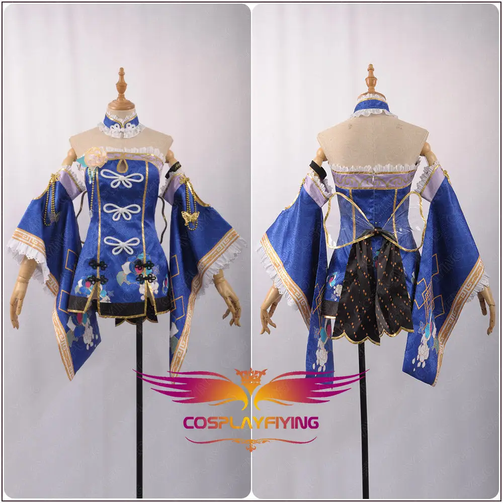 Cosplayfly LoveLive!SunShine!! Matsuura Kanan Girl Fancy Cheongsam Awakening Cosplay Costume – Image 3