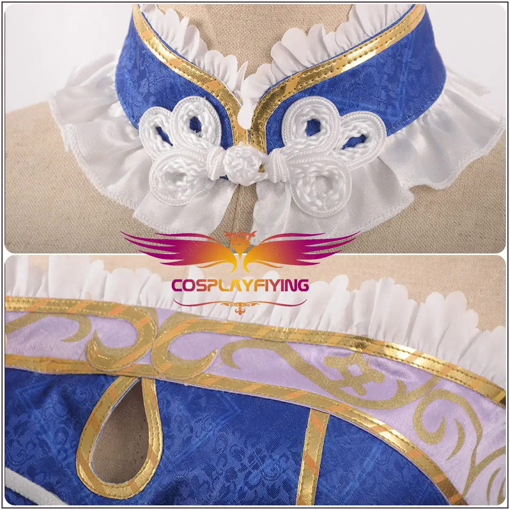 Cosplayfly LoveLive!SunShine!! Matsuura Kanan Girl Fancy Cheongsam Awakening Cosplay Costume – Image 6