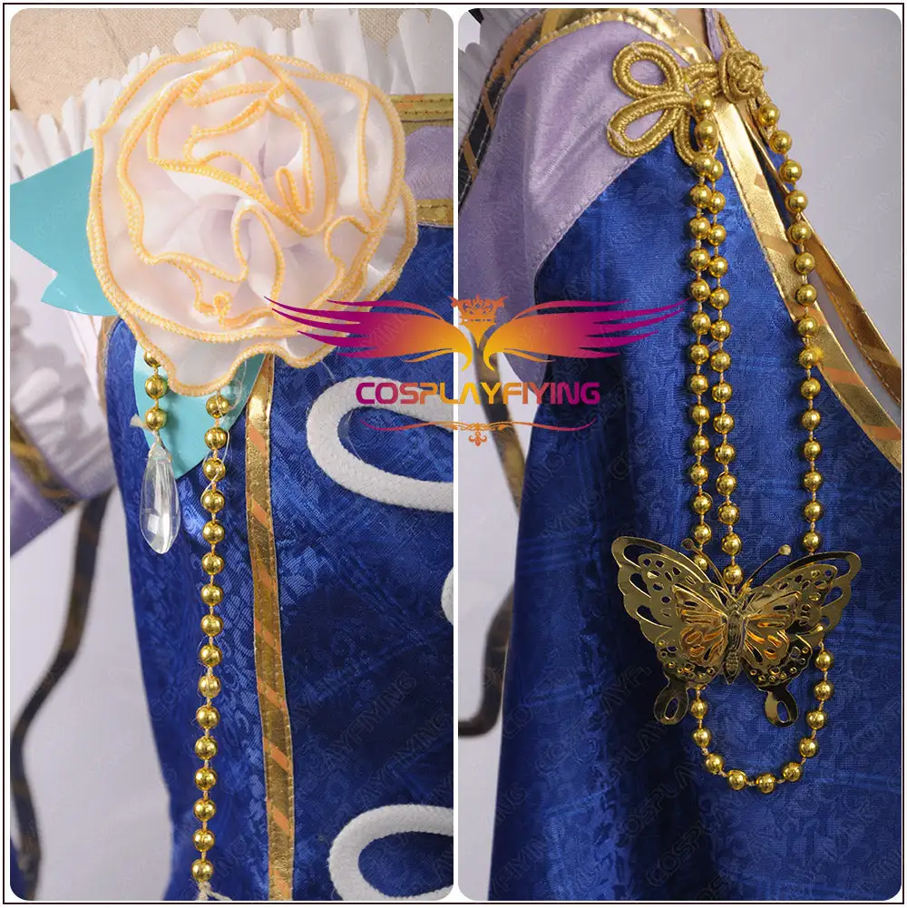 Cosplayfly LoveLive!SunShine!! Matsuura Kanan Girl Fancy Cheongsam Awakening Cosplay Costume – Image 7