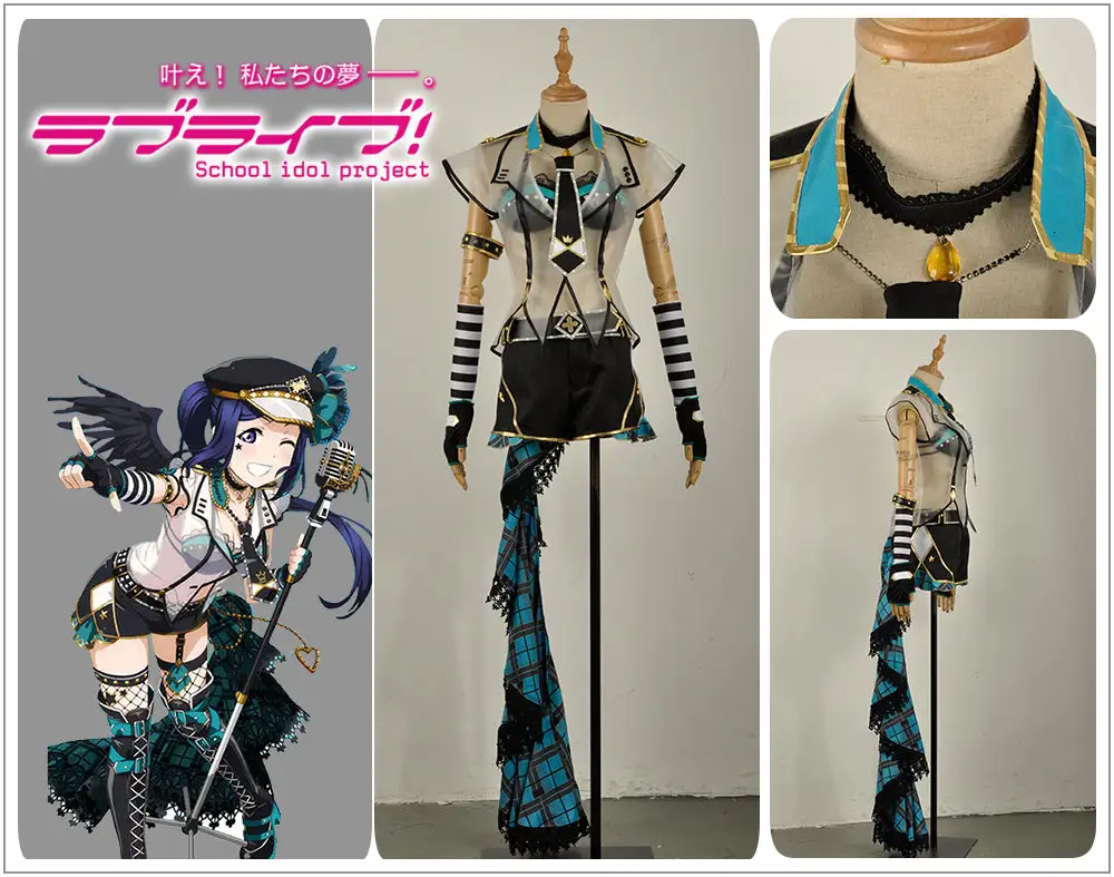 Cosplayfly LoveLive!SunShine!! Matsuura Kanan Rock Awakening Stage Uniform Cosplay Costume 2 Cosplayfly LoveLive!SunShine!! Matsuura Kanan Rock Awakening Stage Uniform Cosplay Costume – Image 2