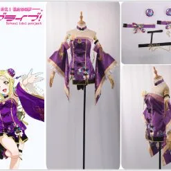 Cosplayfly LoveLive!SunShine!! Ohara Mari Girl Fancy Cheongsam Awakening Cosplay Costume