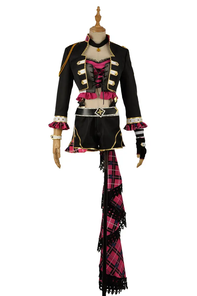 Cosplayfly LoveLive!SunShine!! Tsushima Yoshiko Rock Awakening Stage Uniform Cosplay Costume 10 Cosplayfly LoveLive!SunShine!! Tsushima Yoshiko Rock Awakening Stage Uniform Cosplay Costume – Image 10