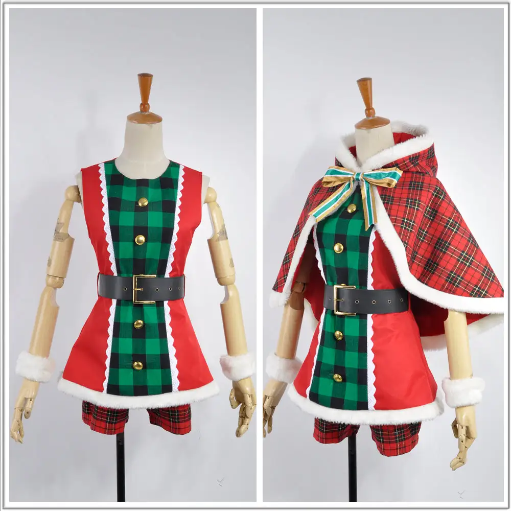 Cosplayfly Love Live! Christmas Awakening Card Rin Hoshizora Dress Cosplay Costume 3 Cosplayfly Love Live! Christmas Awakening Card Rin Hoshizora Dress Cosplay Costume – Image 3