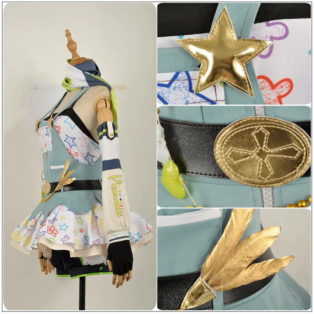Cosplayfly Love Live! Minami Kotori Cos Awakening Crayon/Painter Cosplay Costume Party Dress 5 Cosplayfly Love Live! Minami Kotori Cos Awakening Crayon/Painter Cosplay Costume Party Dress – Image 5