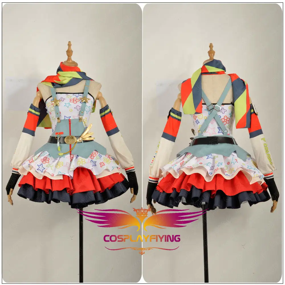 Cosplayfly Love Live! Nishikino Maki Cos Awakening Crayon/Painter Cosplay Costume Party Dress 3 Cosplayfly Love Live! Nishikino Maki Cos Awakening Crayon/Painter Cosplay Costume Party Dress – Image 3