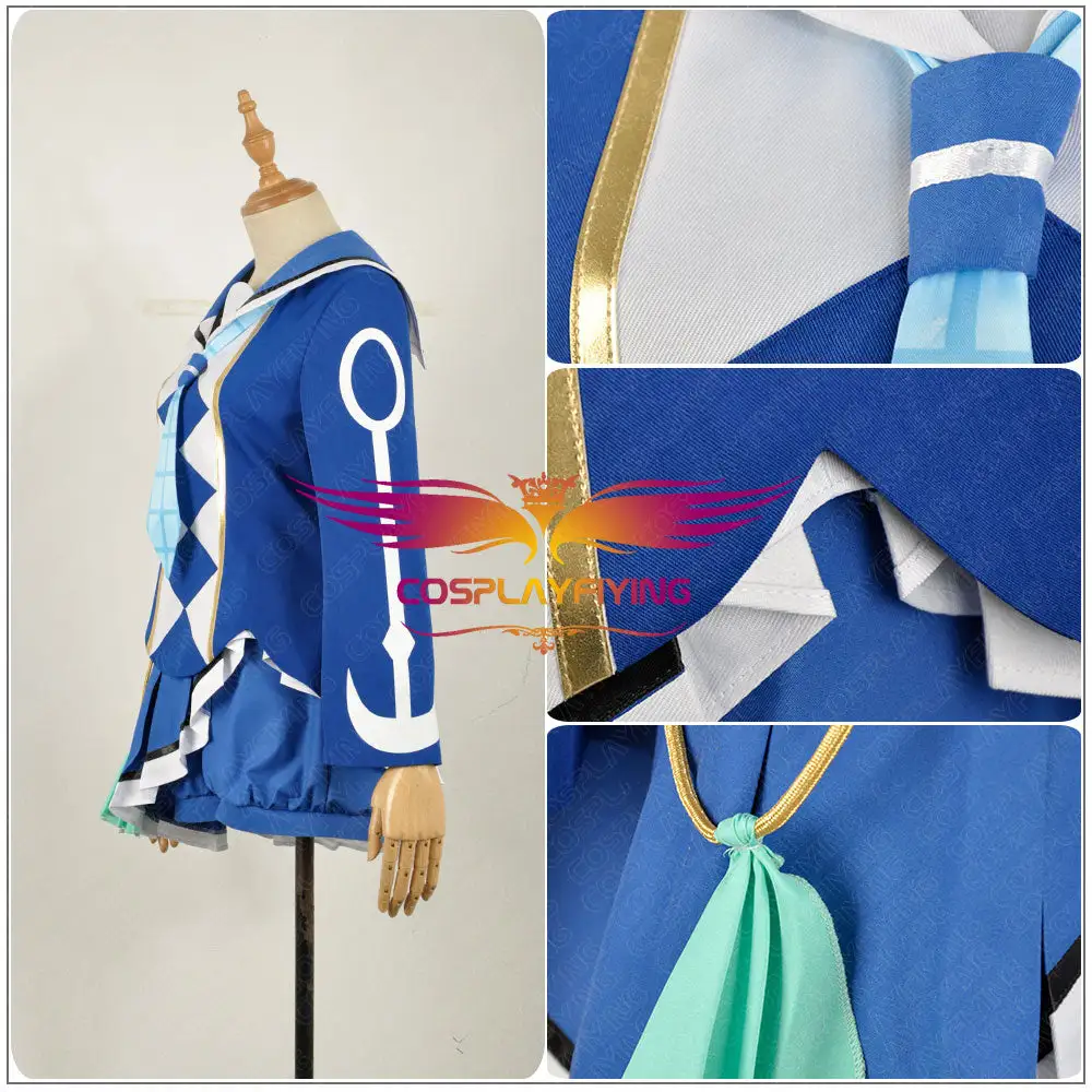 Cosplayfly Love Live! Sunshine!! Aqours Kanan Matsuura All Members OP2 Stage Dress Concert Cosplay Costume 5 Cosplayfly Love Live! Sunshine!! Aqours Kanan Matsuura All Members OP2 Stage Dress Concert Cosplay Costume – Image 5