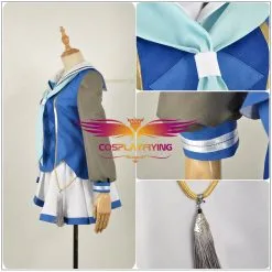 Cosplayfly Love Live! Sunshine!! Aqours Tsushima Yoshiko All Members OP2 Stage Dress Concert Cosplay Costume -Pas Cher Cosplay Magasin Love Live Sunshine Aqours Tsushima Yoshiko All Members OP2 Stage Dress Concert Cosplay Costume 5 1400x