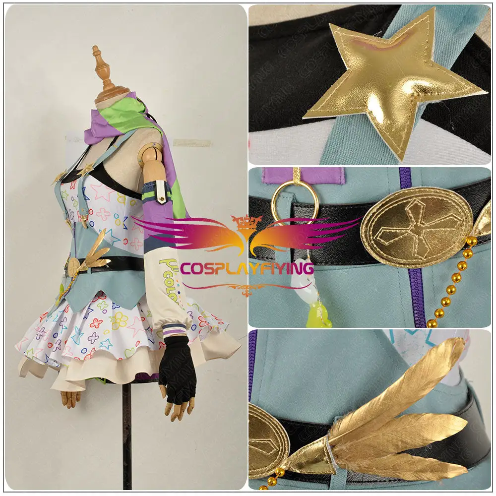 Cosplayfly Love Live! Tojo Nozomi Cos Awakening Crayon/Painter Cosplay Costume Party Dress 5 Cosplayfly Love Live! Tojo Nozomi Cos Awakening Crayon/Painter Cosplay Costume Party Dress – Image 5