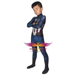 Cosplayfly Marvel Kids Cosplay Avengers: Endgame Captain America Jumpsuit Child Size Cosplay Costume -Pas Cher Cosplay Magasin MarvelKidsCosplayAvengersEndgameCaptainAmericaJumpsuitChildSizeCosplayCostume 3 1400x