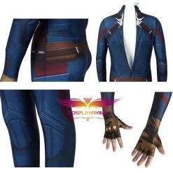 Cosplayfly Marvel Kids Cosplay Avengers: Endgame Captain America Jumpsuit Child Size Cosplay Costume -Pas Cher Cosplay Magasin MarvelKidsCosplayAvengersEndgameCaptainAmericaJumpsuitChildSizeCosplayCostume 7 1400x