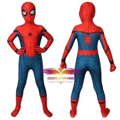 Cosplayfly Marvel Kids Cosplay Captain America Civil War Spider-Man Jumpsuit Child Size Cosplay Costume
