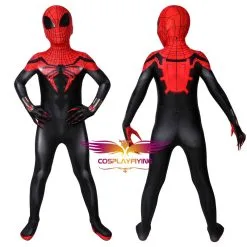 Cosplayfly Marvel Kids Cosplay Superior Spider-Man Jumpsuit Child Size Cosplay Costume
