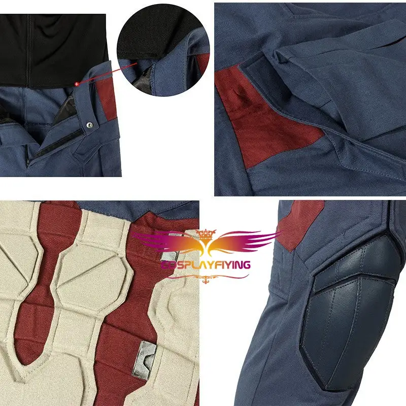 Cosplayfly Marvel Comics Avengers 4 Endgame Steven Rogers Captain America Cosplay Costume Version C For Halloween Carnival 7 Cosplayfly Marvel Comics Avengers 4 Endgame Steven Rogers Captain America Cosplay Costume Version C For Halloween Carnival – Image 7