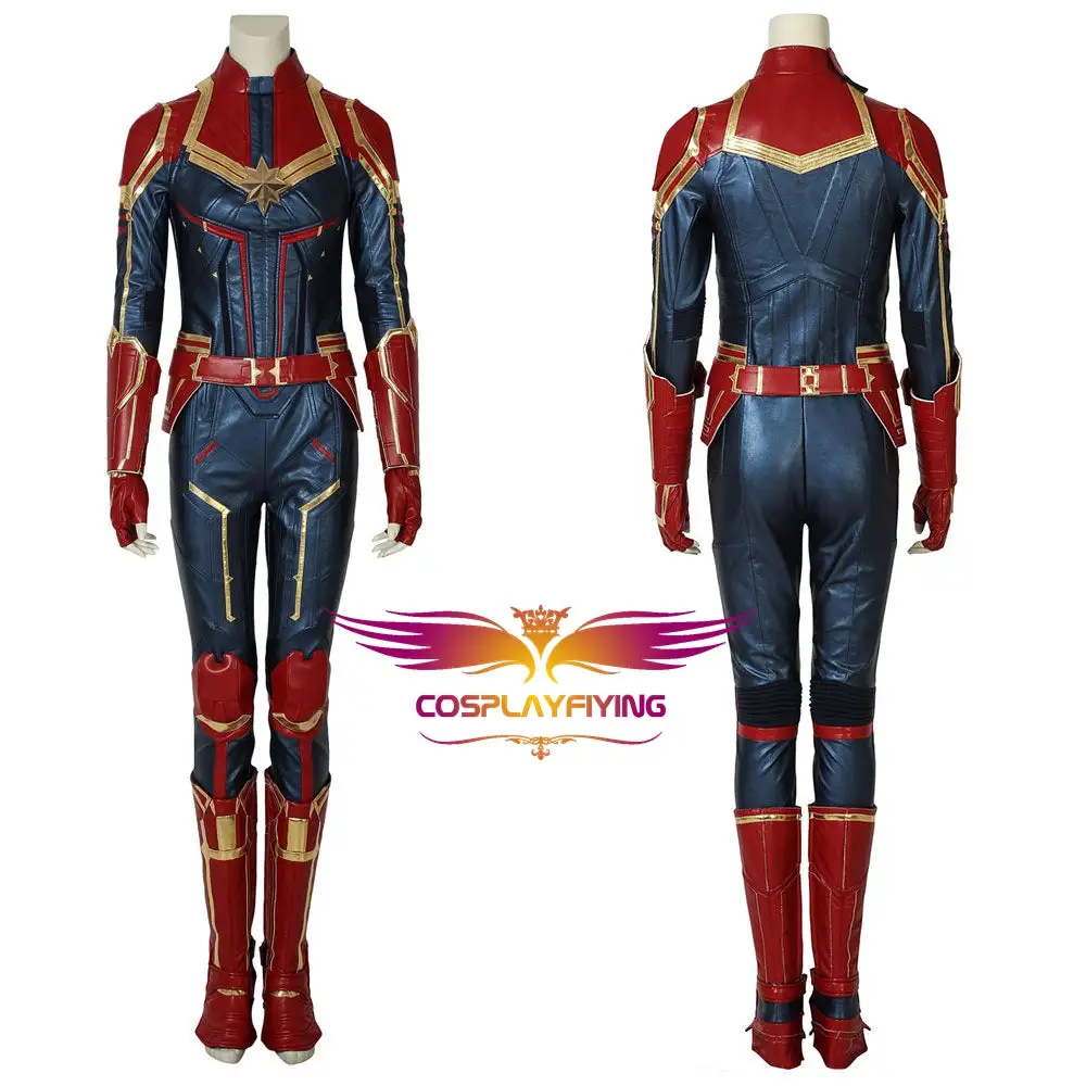 Cosplayfly Marvel Comics Avengers Captain Marvel Carol Danvers Cosplay Costume Version E For Halloween Carnival 2 Cosplayfly Marvel Comics Avengers Captain Marvel Carol Danvers Cosplay Costume Version E For Halloween Carnival – Image 2