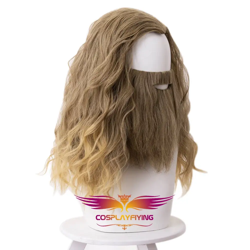 Cosplayfly Marvel Movie Avengers 4 Endgame Thor Odinson Cosplay Wig With Beard Cosplay Prop For Boys Adult Men Halloween Carnival Party 4 Cosplayfly Marvel Movie Avengers 4 Endgame Thor Odinson Cosplay Wig With Beard Cosplay Prop For Boys Adult Men Halloween Carnival Party – Image 4