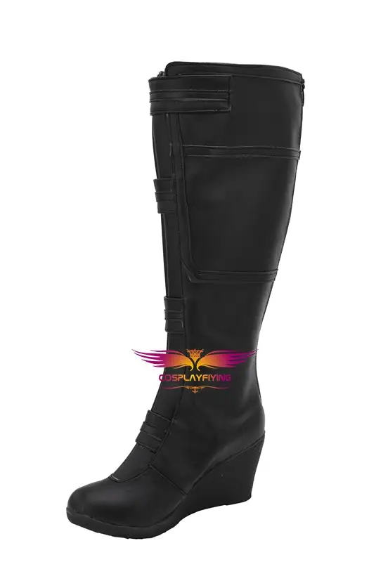 Cosplayfly Marvel Movie Avengers: Endgame Black Widow Natasha Romanoff Cosplay Shoes Boots Custom Made For Adult Men And Women Halloween Carnival – Image 4