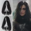 Cosplayfly Marvel Movie Thor: Ragnarok Avengers Hela Black Long Cosplay Wig Cosplay Prop For Girls Adult Women Halloween Carnival Party