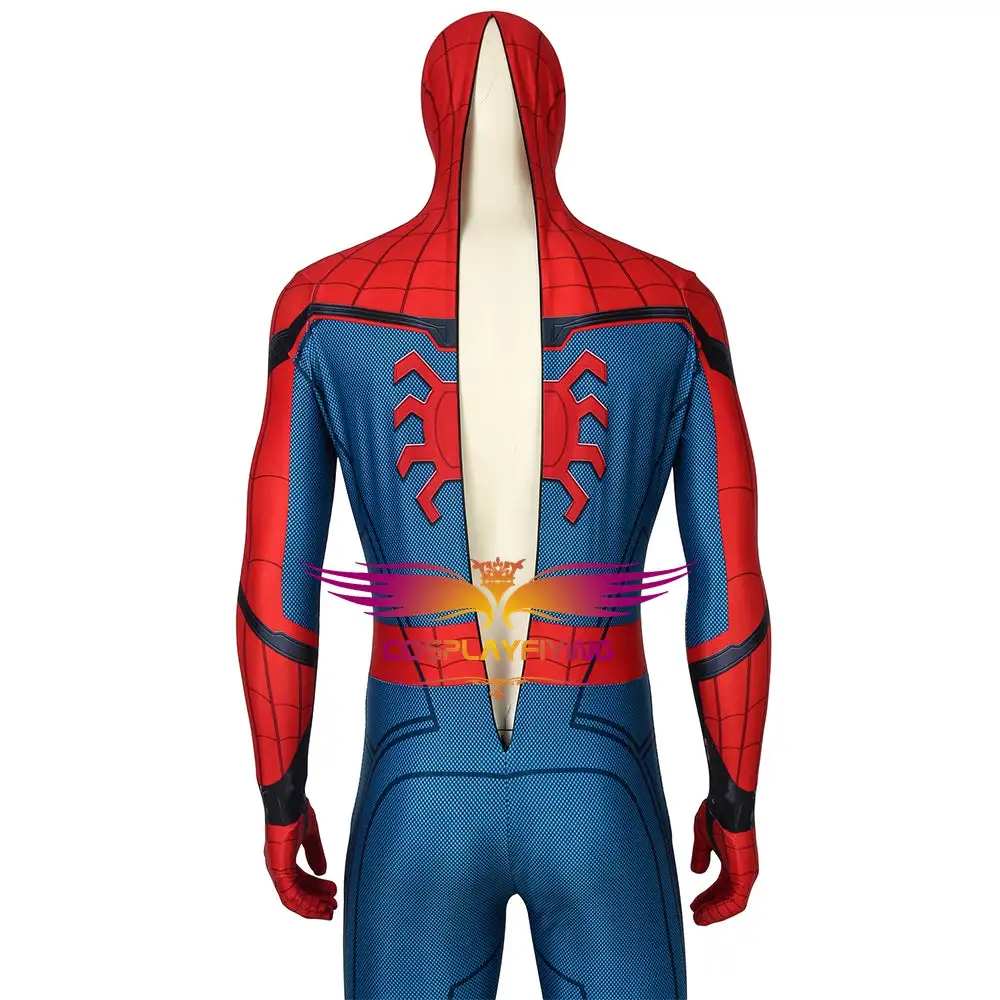 Cosplayfly Marvel Film Spider-Man Far From Home Peter Parker Jumpsuit Cosplay Costume For Halloween Carnival Simple Version – Image 7