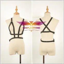 Cosplayfly Marvel X-Men Deadpool 2 Domino Battleframe Pleather PU Outfit Cosplay Costume For Adult Halloween Carnival -Pas Cher Cosplay Magasin Marvel X Men Deadpool 2 Domino Battleframe Pleather PU Outfit Cosplay Costume for Adult Halloween Carnival 8 1400x