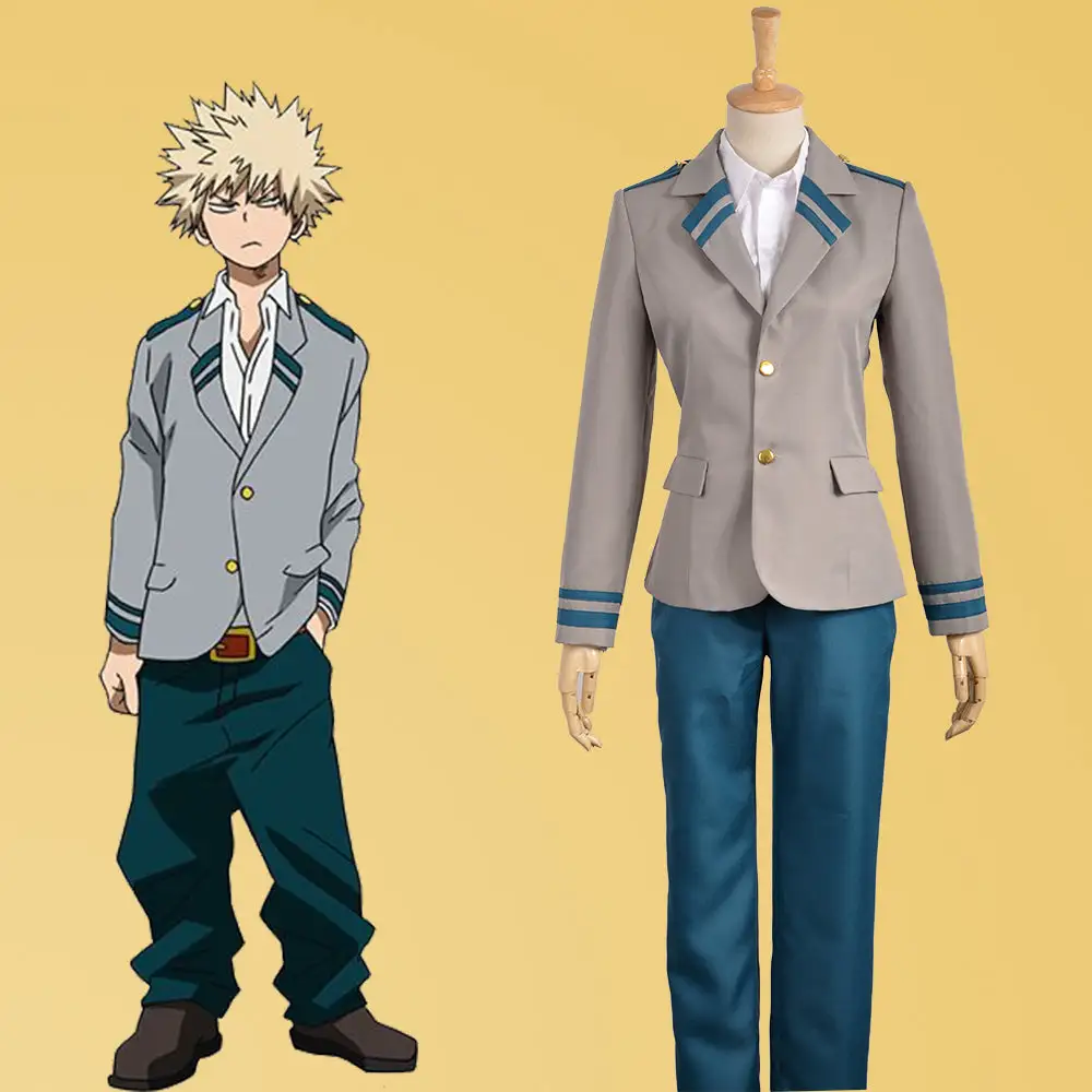 Cosplayfly My Hero Academia/Boku No Hero Academia Bakugo Katsuki & Midoriya Izuku Cosplay Costume 1 Cosplayfly My Hero Academia/Boku No Hero Academia Bakugo Katsuki & Midoriya Izuku Cosplay Costume