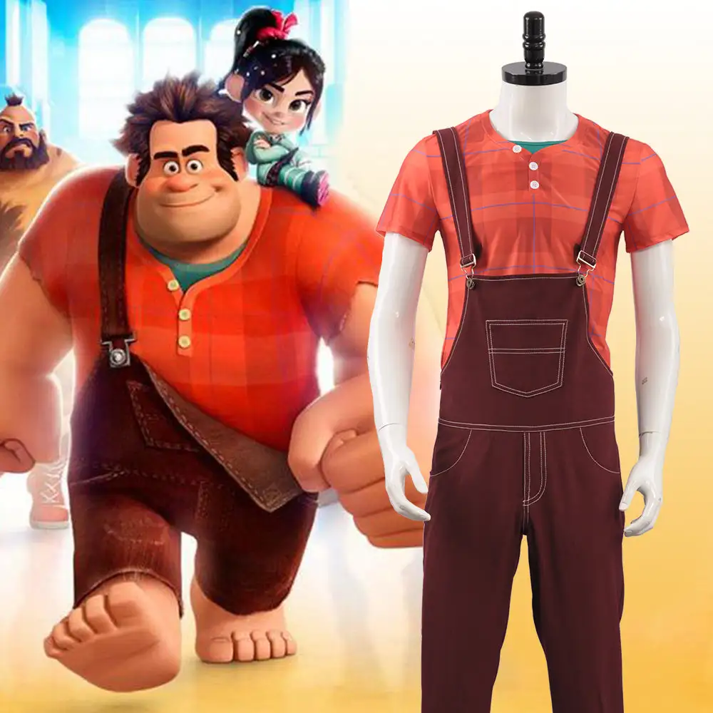 Cosplayfly Ralph Breaks The Internet: Wreck-It Ralph 2 Ralph Adult Men Halloween Cosplay Costume 1 Cosplayfly Ralph Breaks The Internet: Wreck-It Ralph 2 Ralph Adult Men Halloween Cosplay Costume