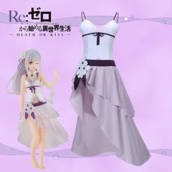 Cosplayfly Re:Life In A Different World From Zero Emilia Swimsuit Cosplay Costume Halloween Carnival