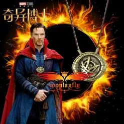 Cosplayfly Avengers Doctor Strange Infinity War Dr. Stephen Amulet Eye Agamotto Pendant 4 Necklaces