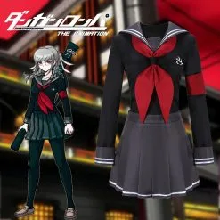 Cosplayfly Super Danganronpa 2 Peko Pekoyama Uniform Sailor Suit Cosplay Costume Halloween Carnival