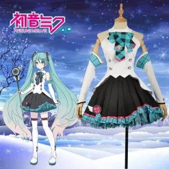 Cosplayfly VOCALOID Magic Future Concert Hatsune Miku Cosplay Costume Black Dress For Adult Women -Pas Cher Cosplay Magasin VOCALOID Magic Future Concert Hatsune Miku Cosplay Costume Black Dress for Adult Women 1 1400x