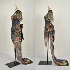 Cosplayfly Vocaloid Project Diva Luo Tianyi Organza TDA Cheongsam Cosplay Costume Dress Gray Pigtail -Pas Cher Cosplay Magasin VocaloidProjectDivaLuoTianyiOrganzaTDACheongsamCosplayCostumeDressGrayPigtail 2 1400x