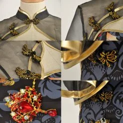 Cosplayfly Vocaloid Project Diva Luo Tianyi Organza TDA Cheongsam Cosplay Costume Dress Gray Pigtail -Pas Cher Cosplay Magasin VocaloidProjectDivaLuoTianyiOrganzaTDACheongsamCosplayCostumeDressGrayPigtail 4 1400x