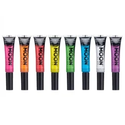 Smiffys Coloration Mèches De Cheveux UV Néon Bleu– Moon Glow -Pas Cher Cosplay Magasin coloration meches de cheveux uv neon bleu moon glow 3