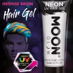 Smiffys Gel UV Néon Blanc Intense – Moon Glow