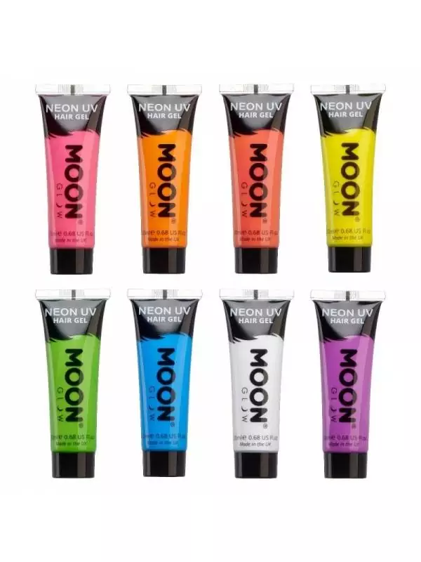 Smiffys Gel UV Néon Rouge Intense – Moon Glow 3 Smiffys Gel UV Néon Rouge Intense – Moon Glow – Image 3