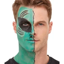 Smiffys Kit De Maquillage à  L'eau Extra-terrestre Vert (maquillage, Adhésifs, Prothèse, Applicateur)