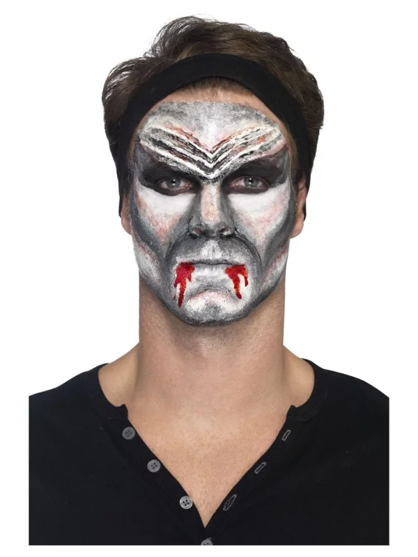 Smiffys Kit Latex Liquide Vampire (maquillage 4 Couleurs, 4 éponges, 4x29.57 Ml) 5 Smiffys Kit Latex Liquide Vampire (maquillage 4 Couleurs, 4 éponges, 4x29.57 Ml) – Image 5