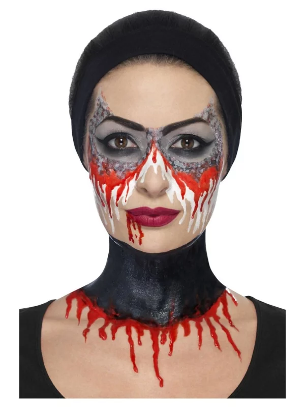 Smiffys Kit Latex Liquide Vampire (maquillage 4 Couleurs, 4 éponges, 4x29.57 Ml) 10 Smiffys Kit Latex Liquide Vampire (maquillage 4 Couleurs, 4 éponges, 4x29.57 Ml) – Image 10