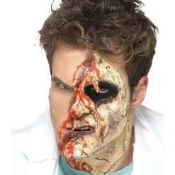 Smiffys Kit Latex Liquide Zombie (maquillage 4 Couleurs Et éponges, 4 X 29,57 Ml) -Pas Cher Cosplay Magasin kit latex liquide zombie maquillage 4 couleurs et eponges 4 x 2957 ml 2