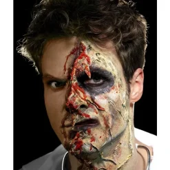 Smiffys Kit Latex Liquide Zombie (maquillage 4 Couleurs Et éponges, 4 X 29,57 Ml) -Pas Cher Cosplay Magasin kit latex liquide zombie maquillage 4 couleurs et eponges 4 x 2957 ml 3