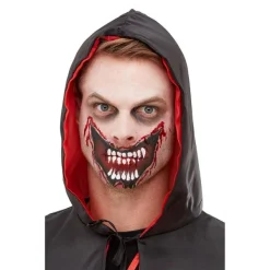 Smiffys Kit Maquillage à L'eau Bouche Coupée (maquillage, Sang, Transferts, éponge Et Applicateur)