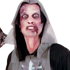 WIDMANN Kit Maquillage Zombie (latex, Sang, Crayons Gris Et Noir, Fards, Applicateurs) -Pas Cher Cosplay Magasin kit maquillage zombie latex sang crayons gris et noir fards applicateurs 3